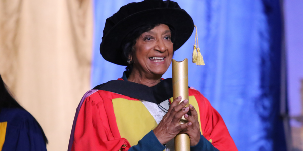 Wits awarded Justice Navi Pillay an honorary degree of laws in April 2022
